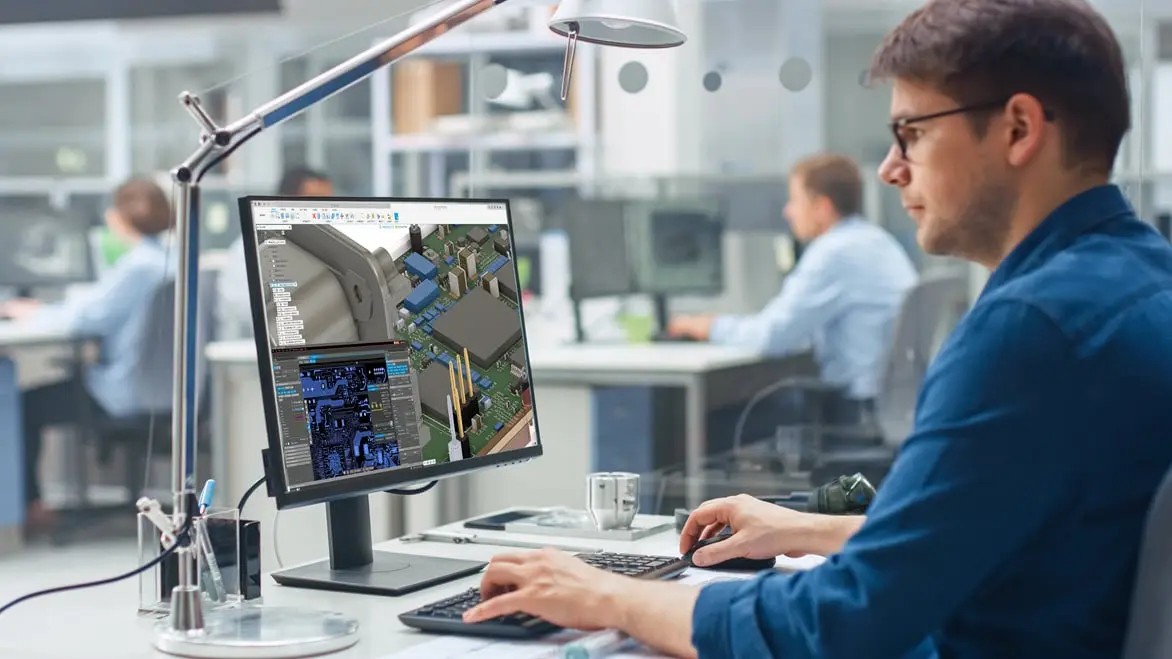 3D modell szerkesztése számítógépen, amelyet a Copy General 3D nyomtatással készít el